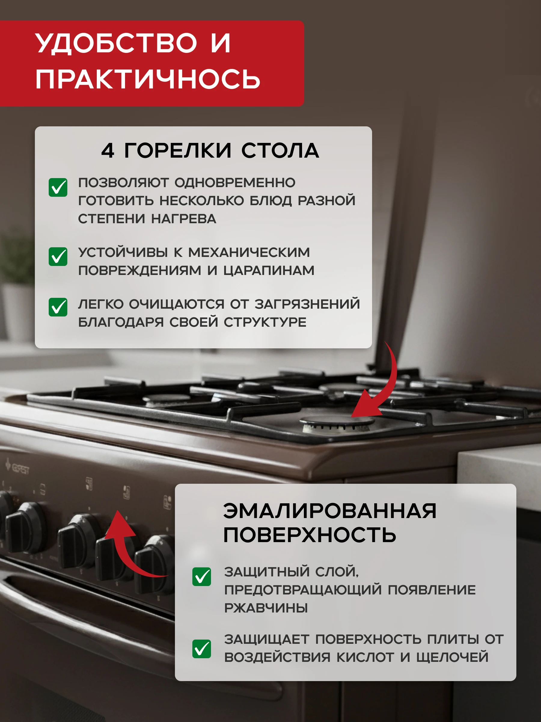 Газовая плита Gefest 3200-05 К19