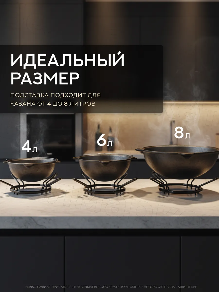 Подставка под казан на газовую плиту
